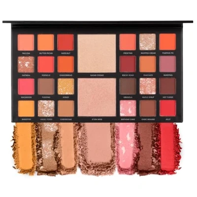 Image of LaRoc Pro Nude Eyeshadow Makeup Palette 26 Long Lasting Highly Pigmented and Shimmer Shades Matte Glitter Highlighter, Contour &amp; Eye Shadows for All Day Night Looks