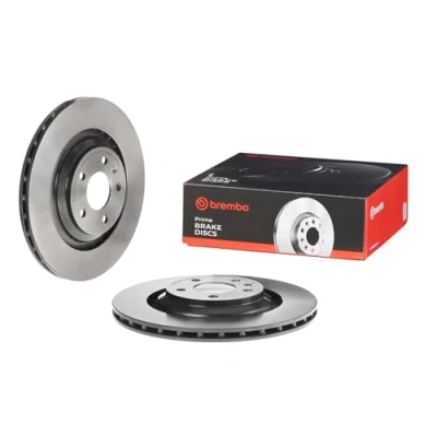 Image of 4F0615601B Brake DISC BREMBO Coated LINE 09.9767.11 330mm 22mm 5 internally vented AUDI: A6 C6 Avant, Saloon, Allroad
