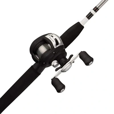 Image of Shakespeare Alpha Medium 6&#039; Low Profile Fishing Rod and Bait Cast Reel Combo (2 Piece)