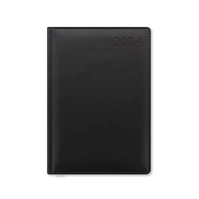 Image of Letts Verona A5 week to view 2024 diary black