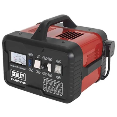 Image of Sealey Battery Charger 8A 12/24V 230V