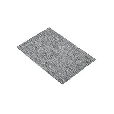 Image of KitchenCraft Woven Vinyl Placemat, 30 x 45 cm (12&quot; 17.5&quot;) Grey Mix