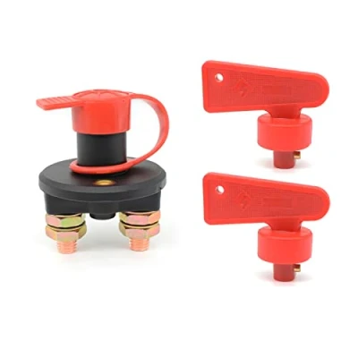 Image of Battery Isolator Switch 12V with 2 Keys Disconnect Waterproof 6V 24V Heavy Metal Cut Off for Car Auto RV Marine Boat ATV Vehicle Truck 200/1000 Amps