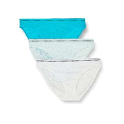 Image of Calvin Klein Underwear 3 PACK Briefs, Women&#039;s, Size: XXL, Cool breeze/white/icy moon