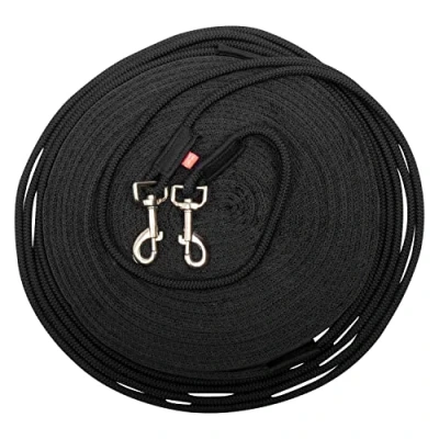 Image of Imperial Riding Double Lunge Line 76123001 Black