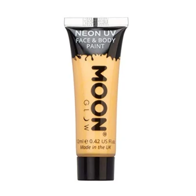 Image of Moon Glow 12ml Neon UV Face &amp; Body Paint Pastel Orange