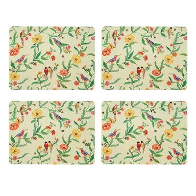 Image of Cath Kidston Summer Birds Set of 4 Cork Backed Placemats
