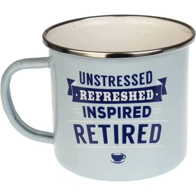 Image of FabFinds Coffee Mug Personalised Enamel Tea Cup (Retired)