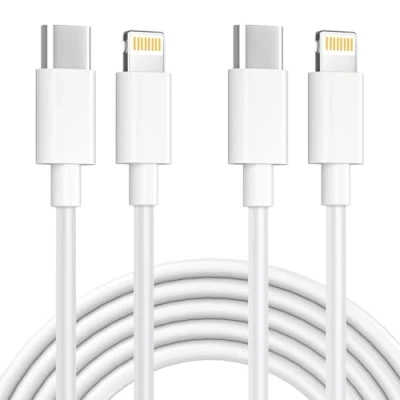 Image of USB C to Lightning Cable 1M 2Pack, iPhone Fast Charger Cable[MFi Certifed] i Phone Charging Charge Type Lead for 14/13/12/11 Pro Max/XS/SE