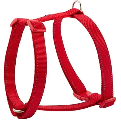 Image of Ancol Nylon Dog Harness Red Large fits 55 87 cm