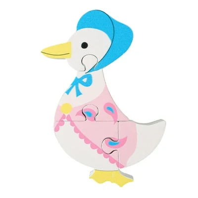 Image of Orange Tree Toys Jemima Puddle Duck Wooden Puzzle