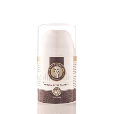 Image of Organic After Shave Cooling Gel with Aloe Vera Sweyn Forkbeard London 50ml 100% Ingredients Calm and Soothe the Skin Shaving