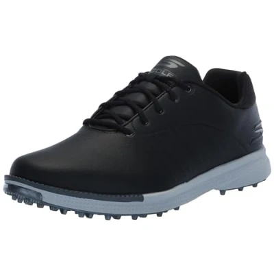 Image of Skechers Go Golf Tempo GF Shoe 214099 Black Black/Grey 11