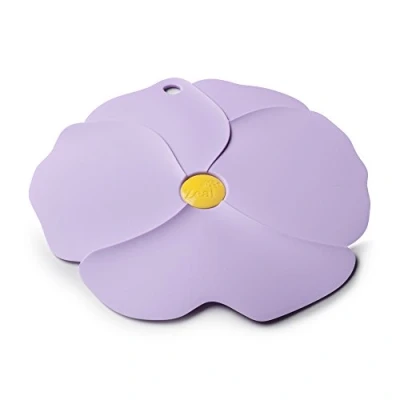 Image of Zeal L219P Heat Resistant Non Slip Trivet Mat, Silicone, Pink, 21.5 x 23 cm