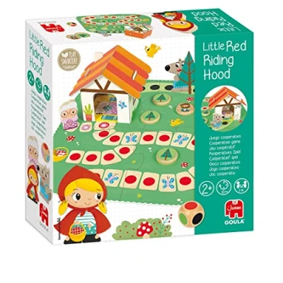 Image of Goula Little Red Riding Hood Kids Board Games, Cooperative Game Beat the Wolf, Learn Teamwork &amp; Early Learning Skills Fun Puzzle Games For Children 1 to 4 Players, Ages 2 Years Plus