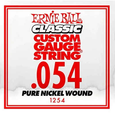 Image of Ernie Ball Classic Pure Nickel Wound Single String Gauge.054
