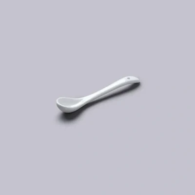 Image of W.M.Bartleet &amp; Sons 10cm Salt Spoon White
