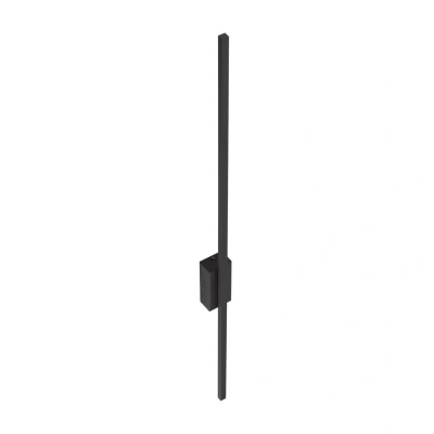 Image of TK Lighting LED wall light Flash, black, height 108 cm metal 1 bulb