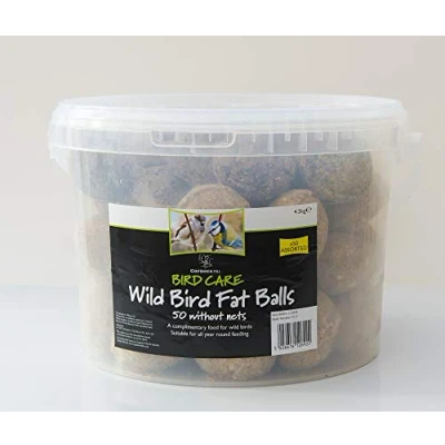Image of Copdock Mill Wild Bird Fat Balls Without Nets Birds Treat Feast (50 Balls)
