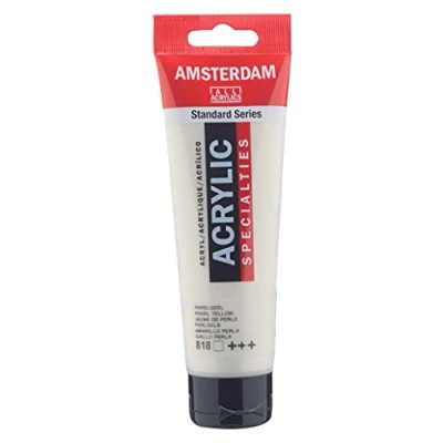 Image of Amsterdam ACRY.Paint PEARLYELLO, Pearl Yellow, 120 ml (Pack of 1)