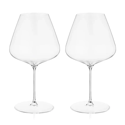 Image of Spiegelau &amp; Nachtmann, Definition 1350160 Crystal Glass 960 ml Set of 2 Burgundy