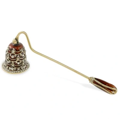 Image of PATNFR Candle Snuffer Tool Metal Stopper Vintage Extinguisher with Long Handle for Flame, Scented Candles, Aromatherapy Jar Candles(Red)