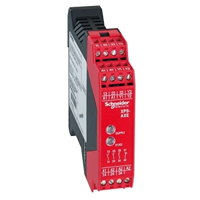 Image of Schneider Electric XPSAXE5120P, Safety Module Emergency Stop 24V AC/DC