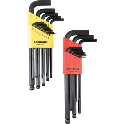 Image of Bondhus BLX22 MET &amp; IMP Long Ball End Wrench Set (22 Piece)