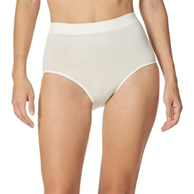 Image of Wacoal Women&#039;s B Smooth Brief Panty, Ivory, XL Plus