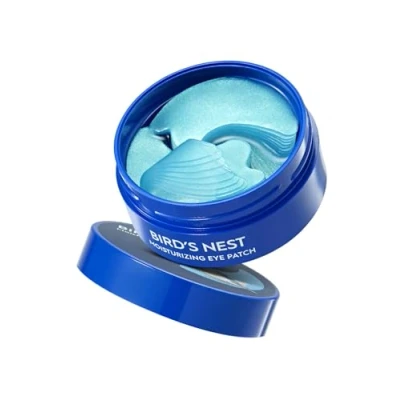 Image of SNP Shining Nature Purity Black Pearl Renew Eye Patch For Vitalize and Brighten Skin 60 patches Bird&#039;s Nest Aqua Fresh