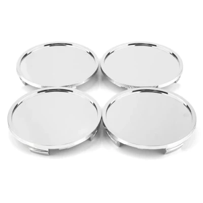 Image of RhinoTuning 4 pcs wheel hub cap ID 76mm OD 72mm centre caps 2.99in (silvery)