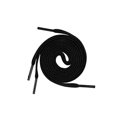 Image of Underground Kulture Kids Black Shoelaces Coloured Replacement Childrens Trainers Sneakers Universal Sports Unisex Shoe Laces 60cm 23.5&quot;