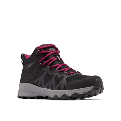 Image of Columbia Peakfreak II MID Outdry Hiking shoes, Women&#039;s, Size: 5, Black/grey steel Textile/synthetics
