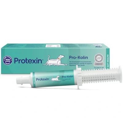 Image of Protexin pet health Pro Kolin for Dogs and Cats Probiotic Paste Syringe, 60 ml (Pack of 1)