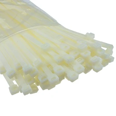 Image of kenable Natural Cable Ties 450mm x 7.5mm Nylon 66 UL Approved [100 Pack]