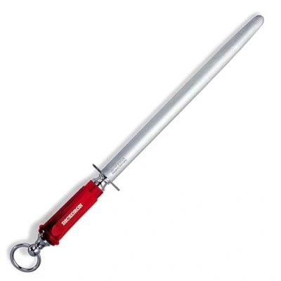 Image of Dick Knife Sharpening Steel 30.5 cm, Red, Length: cm/12 inch, Material: German Steel, Rockwell Hardness 66, Wear Resistant Surface with Breakproof Core, Hard Chrome Plating, DL335