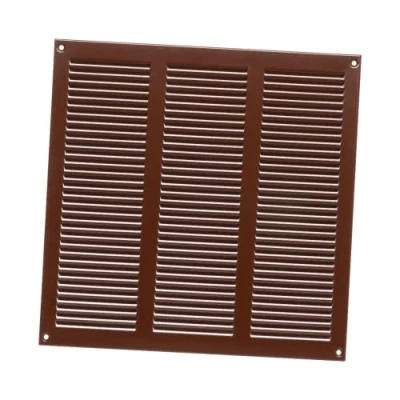 Image of 300mm x Brown Metal Air Vent Grille