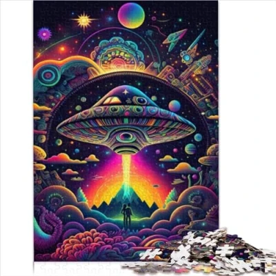 Image of Jigsaw Puzzles for Adults Puzzle Psychedelic Nature Adult 1000 Pieces and Kids Age 12 Years Up Artwork 1000pcs（26x38cm）