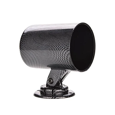 Image of Mintice 2&quot; 52mm Universal Carbon Fiber Single Hole Dashboard Cup Holder Meter