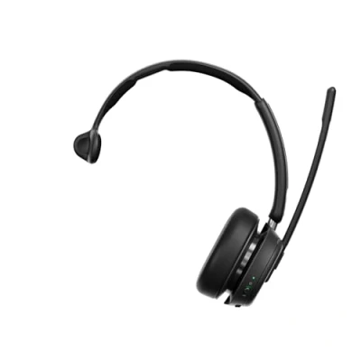 Image of EPOS IMPACT 1030T Single Sided Bluetooth Headset with Microphone for PC Optimized Open Offices, AI Voice Pickup, Super Wideband, BrainAdapt Technology, Microsoft Teams Certified