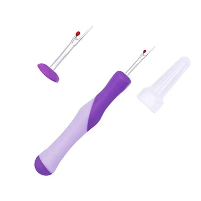 Image of Thread Remover Purple Tool for Sewing Seam Ripper Cutter 1pcs Stitch Unpicker Ergonomic Grip Stitching