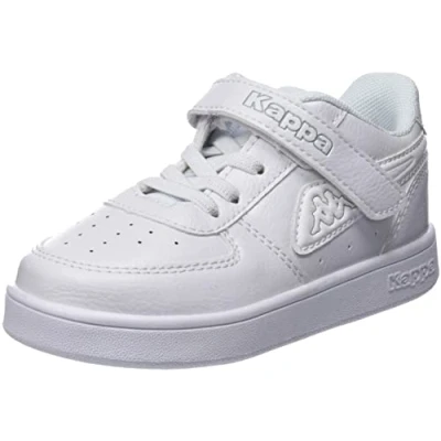Image of Kappa Boy&#039;s Unisex Kids Bash M Sneaker, White, 5 UK Child