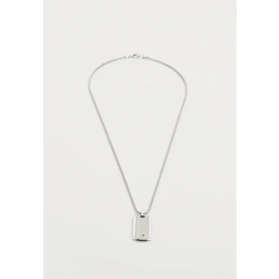 Image of Tommy Hilfiger Jameson Necklace silvercoloured, Men&#039;s, Size: One Size, Silver coloured