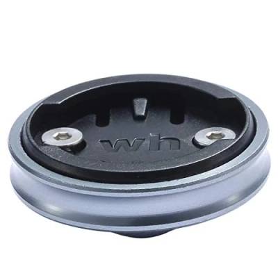 Image of Dymoece Bicycle Stem Top Cap Computer Mount Adapter for Wahoo Elemnt,Elemnt Bolt,Elemnt Mini (Grey)