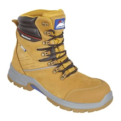 Image of Himalayan 5211 StormHi Leather Waterproof Safety Boot, S3, SRC, 8 Size, Honey