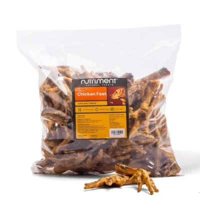 Image of Natural Treats Chicken Feet (1kg) 100% Tasty Air Dried Healthy Dog Treat