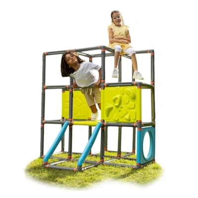 Image of BIG KRAXXL The Frame climbing frame, garden fun for kids. Children 3+ yrs. Holds 100kg. Easy assemble. Great physical activity and motor skills. 185cm high multiple combinations possible.