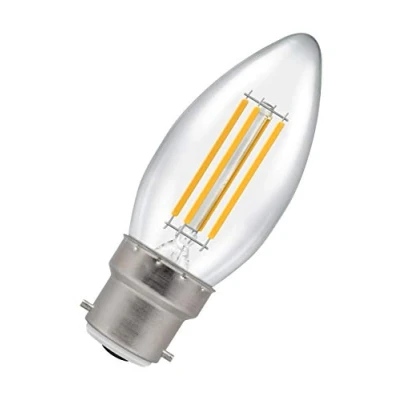 Image of Crompton LED Candle Filament Clear 6.5W 2700K BC B22d