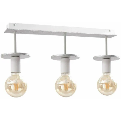 Image of Saturn Ceiling Spotlight Bar Silver, 60cm, 3x E27