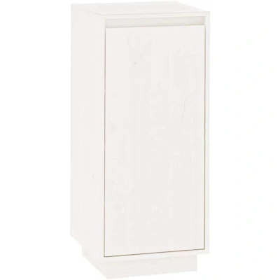 Image of vidaXL Shoe Cabinet White 35x35x80 cm Solid Wood Pine